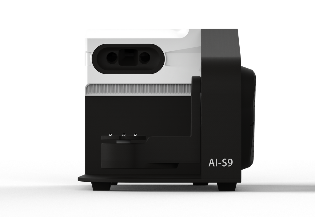 Aident AI-S9 labscanner - zijaanzicht licht