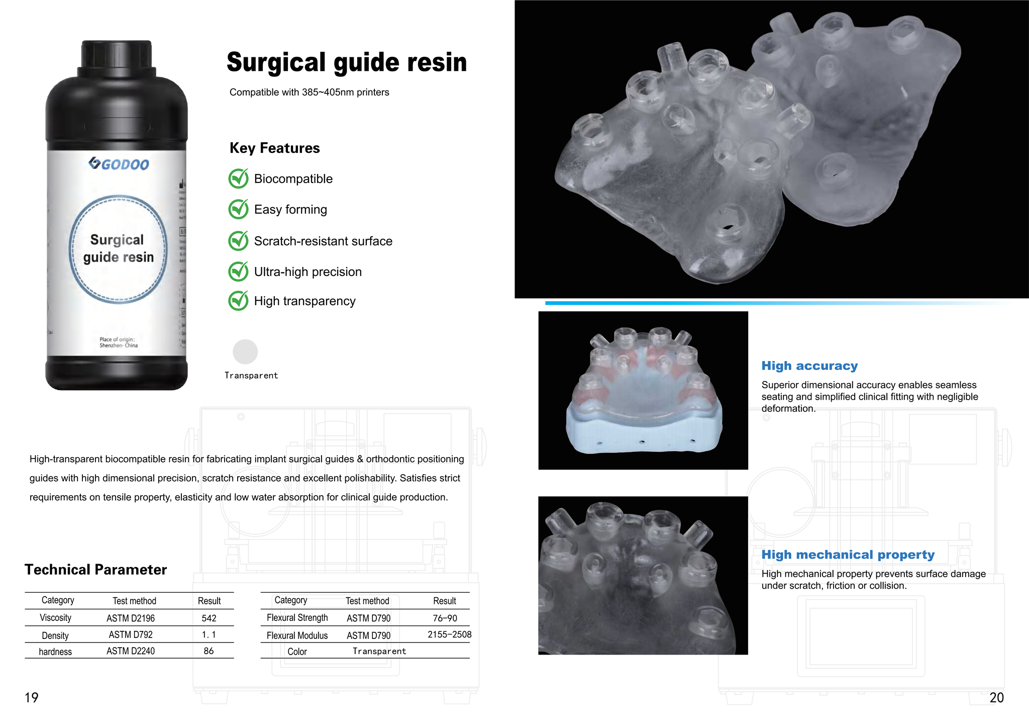 GoDoo Surgical Guide Resin - catalogus