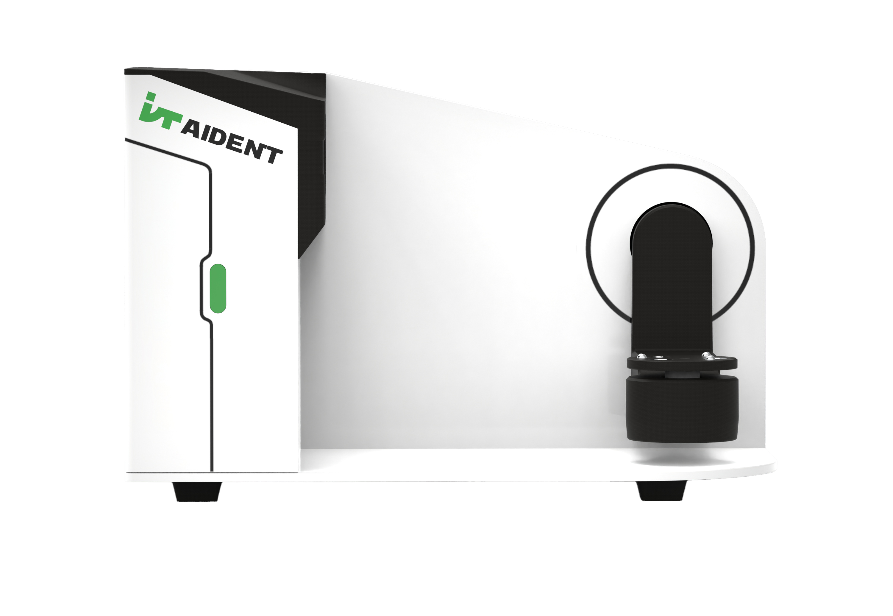 Aident AI-S3 labscanner - zijaanzicht wit